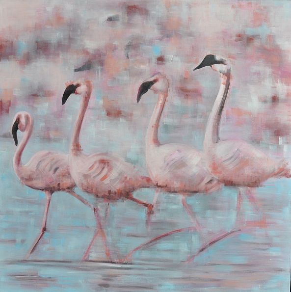 Flamingoes-Stephanie Fonteyn