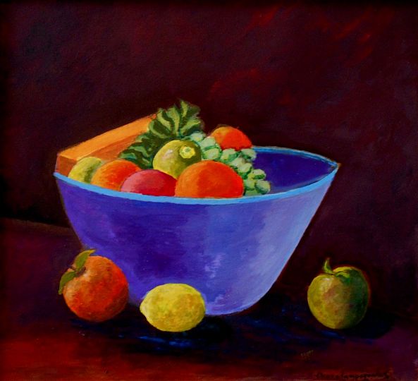 Still life with fruits-Konstantinos Charalampopoulos