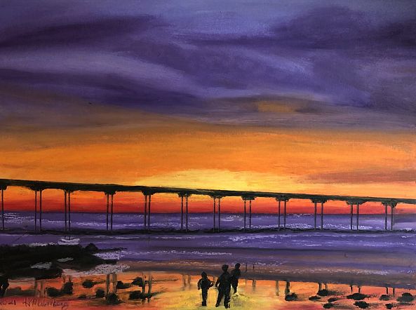 Sunset Bridge-Pete Malmberg