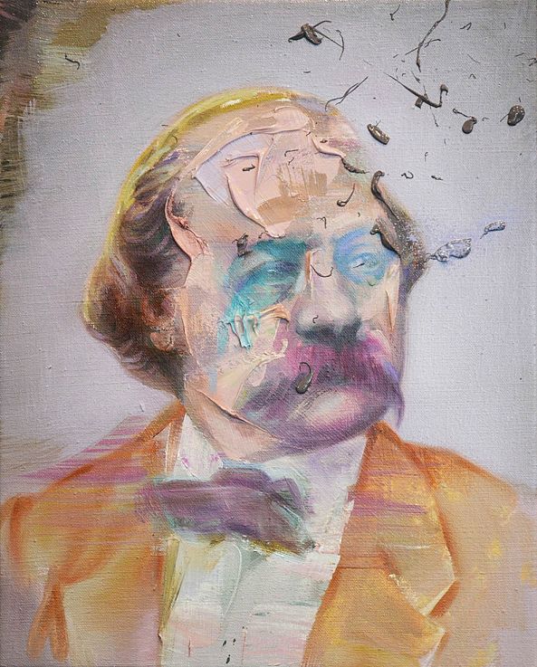 Gustave Flaubert I (deux couleurs)-Mathieu Laca