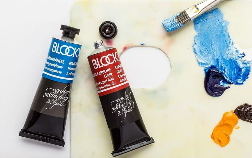 Blockx oil paints.