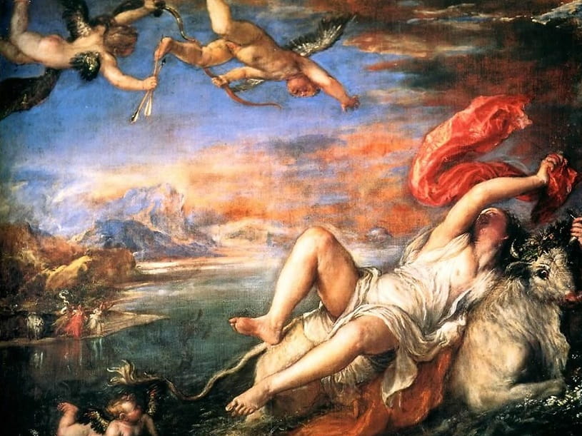 Rape of Europa by Titian