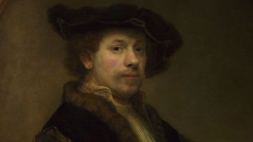 Rembrandt Self-portrait.