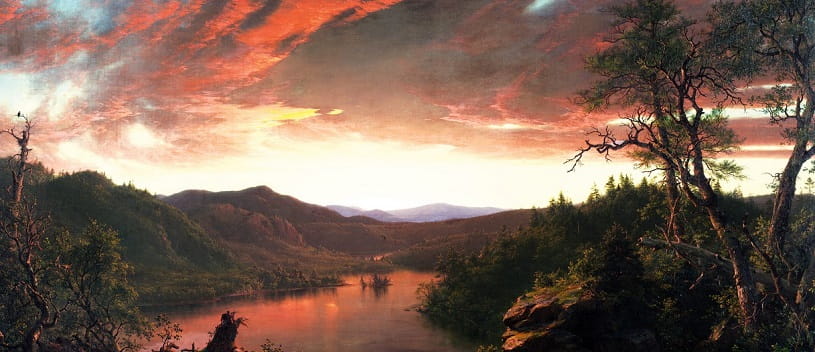 Twilight in the Wilderness by Frederick Church