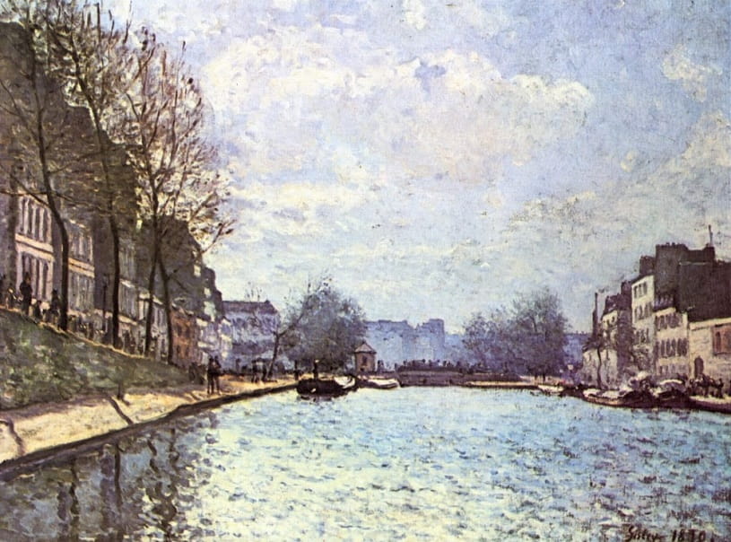 View of the Saint-Martin Canal.