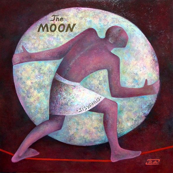 Sisyphus and the moon- 