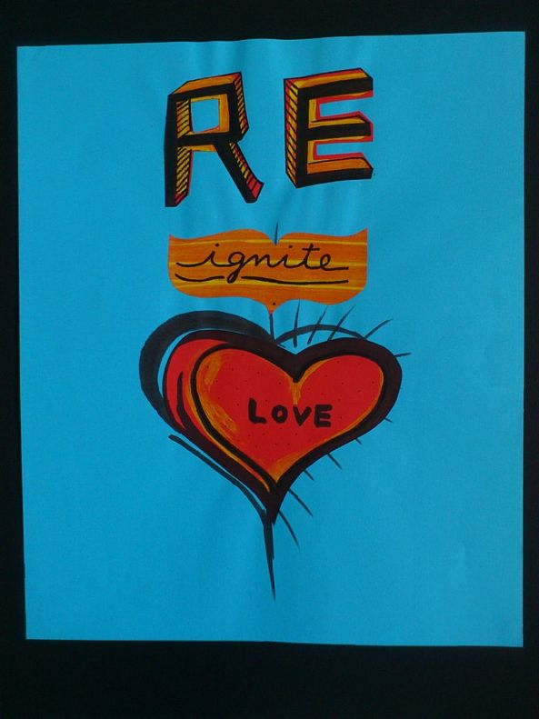 REignite Love 2-Ds ARTworks by Diana Matoso