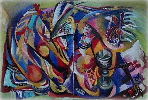 Diptych.Still Life- 