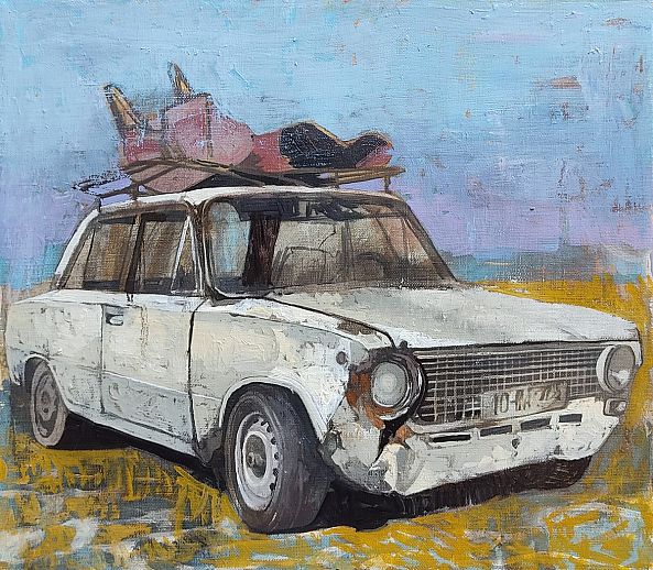 Rusty White Lada- 