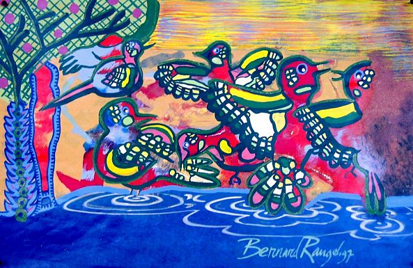 Bird Bath-Bernard  Rangel 