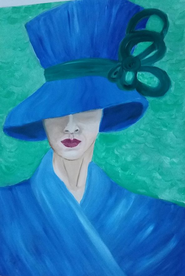 Blue Hat-Elsie  Brummer