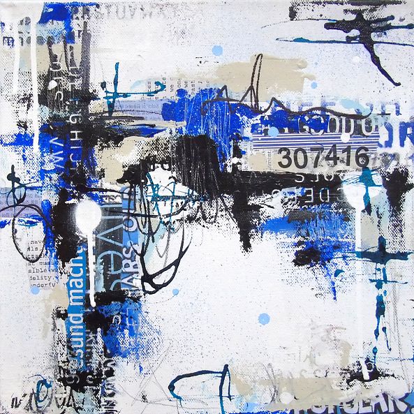 arrangement in blue and white-Lorette C Luzajic