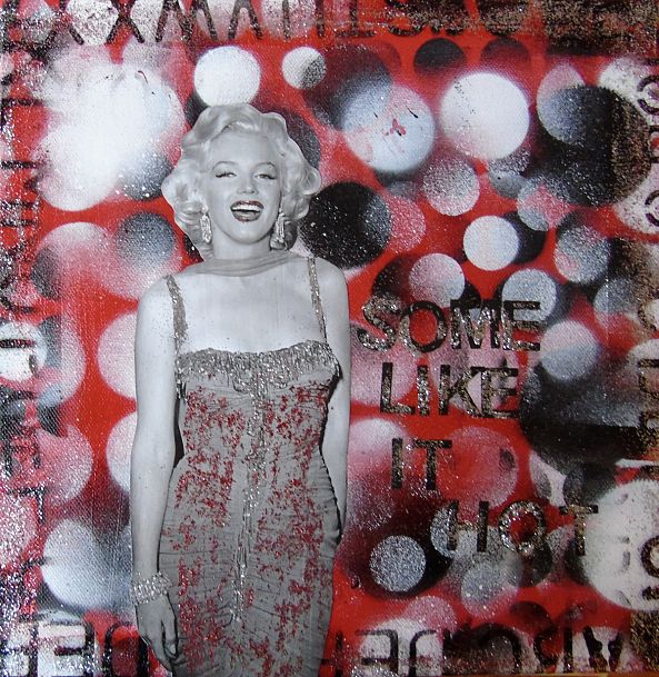 Some Like It Hot Marilyn Monroe-Lorette C Luzajic