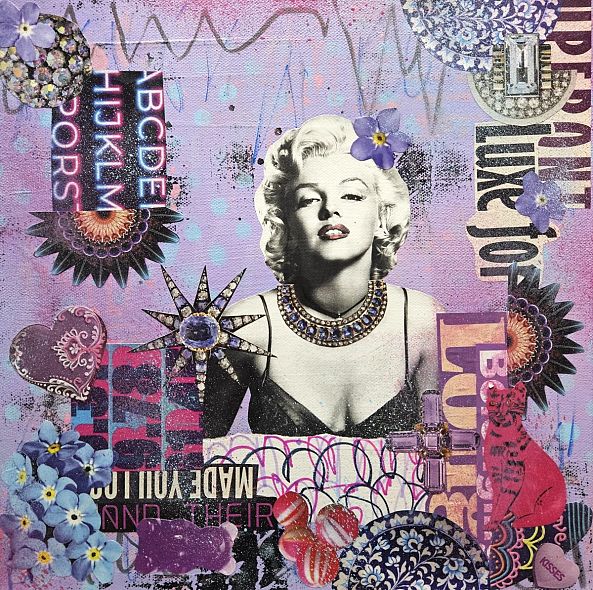 Purple Marilyn-Lorette C Luzajic