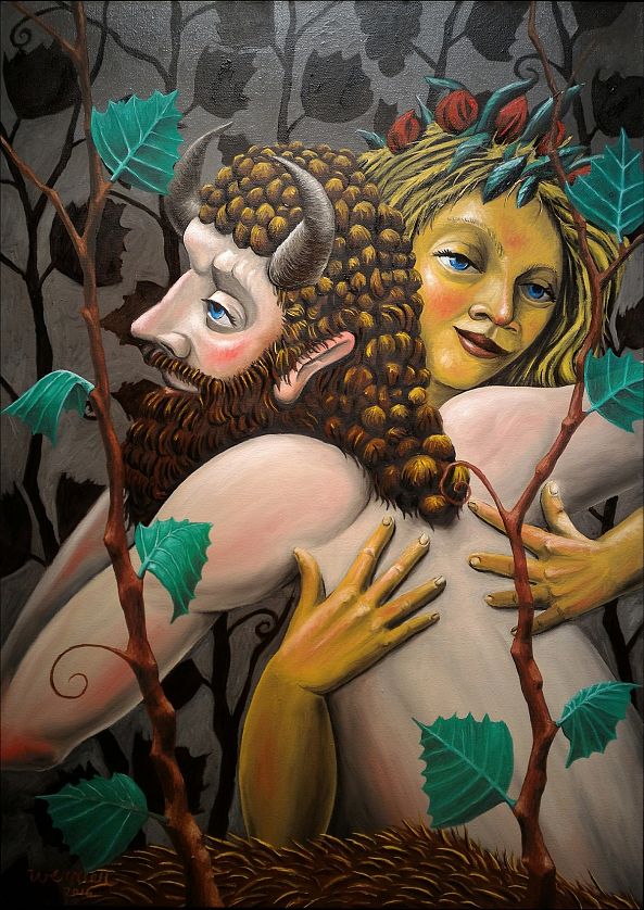 Satyr and Nymph II-Joao Werner