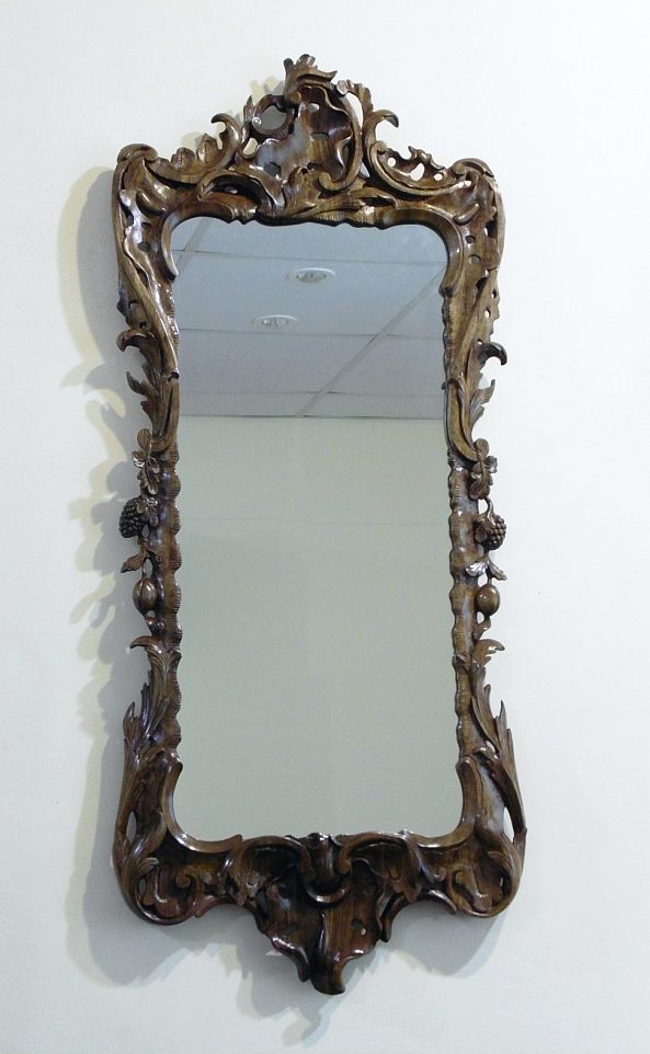 Rococo wood carved mirror's frame-Anton Bedletskyy
