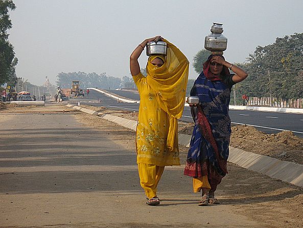 Sur la route vers Ganapatipule Inde-Luc Fasquel