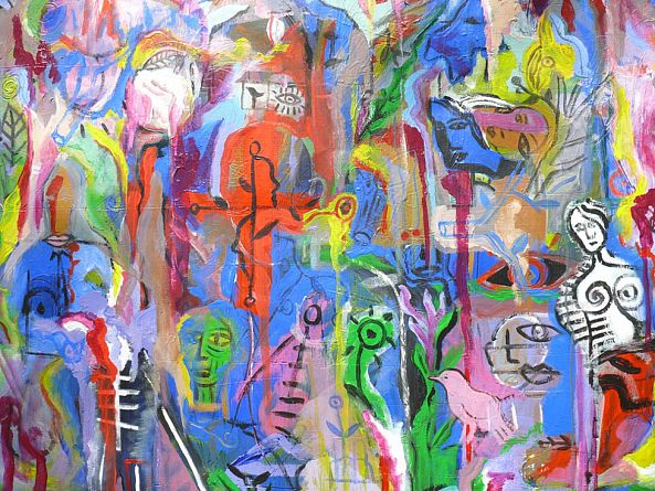 Chaos visuel dans la forêt k 4-kinkas caetano