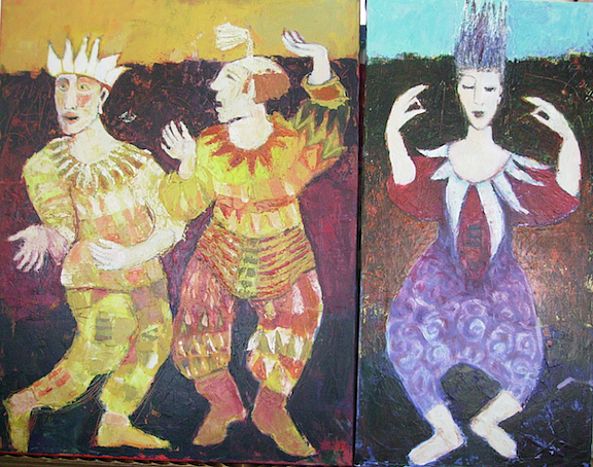 les trois clowns-Louise-Andrée Roberge