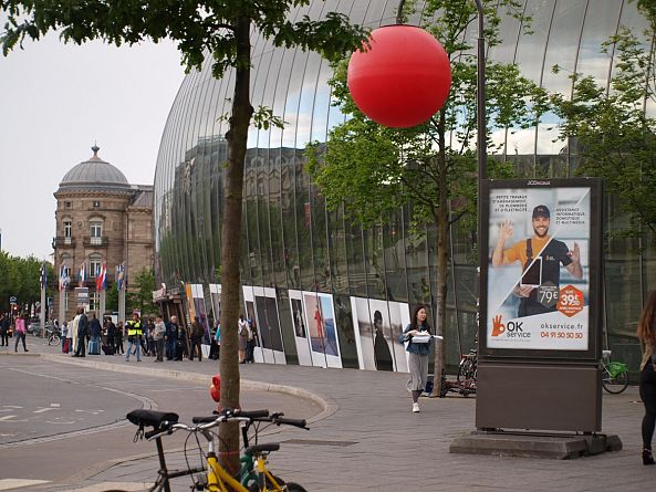 Strasbourg Gare à la pluie-Veronique Lieb