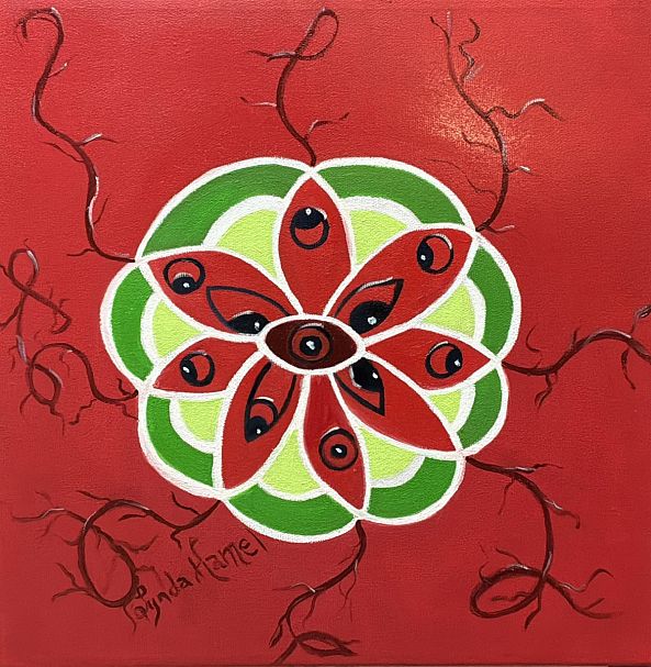 273- Fleur aux mille regards-Lynda Hamel