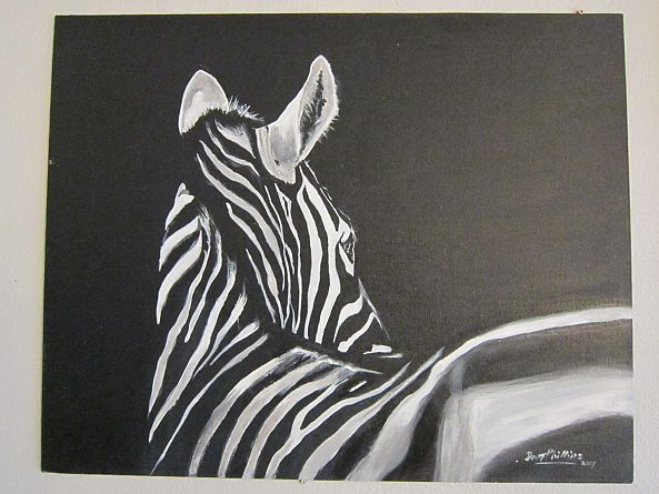 Zebra looking right-doug  phillips