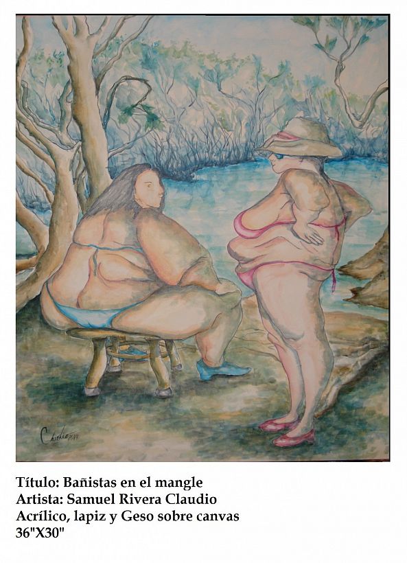 Bathers in the mangle -Samuel Rivera