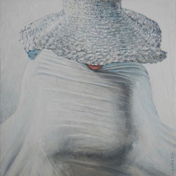Woman in a White Hat-Shaun Herron