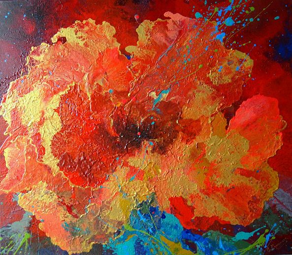 Red Flower -IRINI KARPIKIOTI
