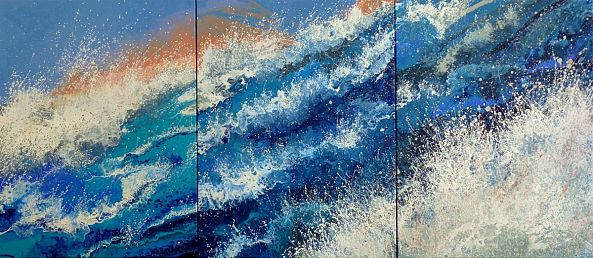 SEASCAPE TRIPTYCH-IRINI KARPIKIOTI