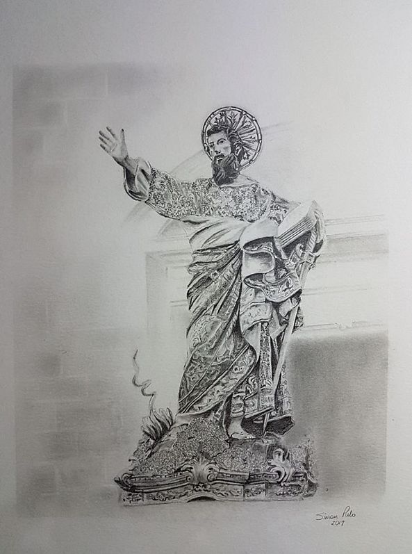 Statue of St Paul Safi Malta-Simon Pulo