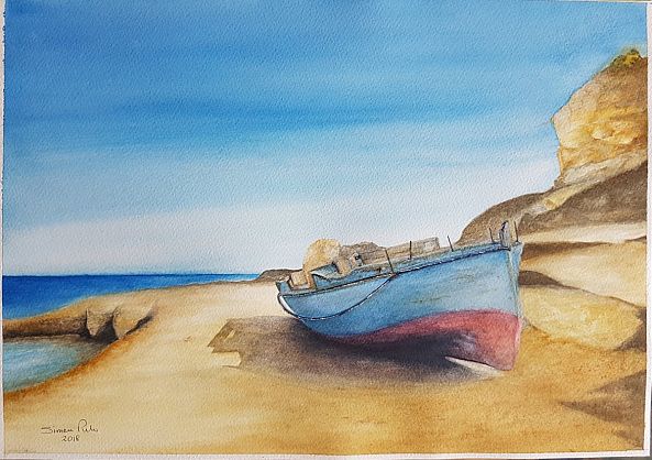 The Abandoned Boat, Selmun Malta-Simon Pulo