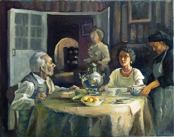Family Dinner (Odessa)-George Grim