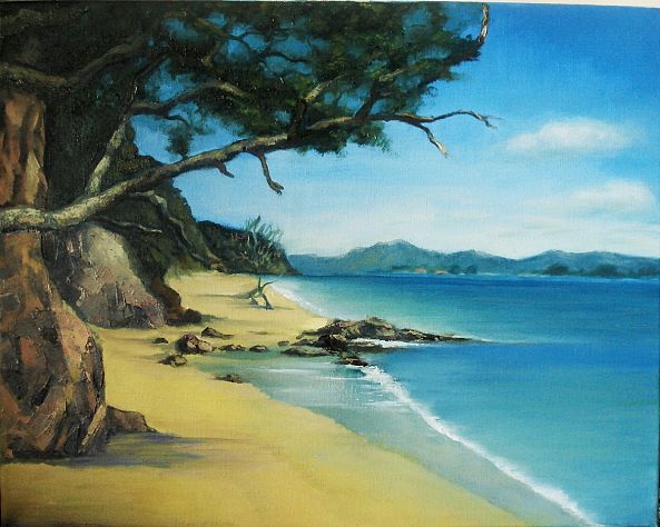 Tranquil Beach-George Grim