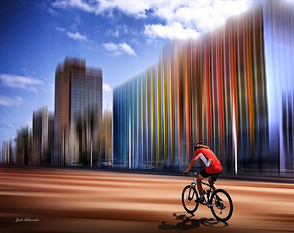 the biker-Josh Adamski