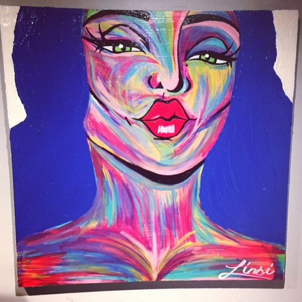 MUAHH b'ue hair-Linsi Art