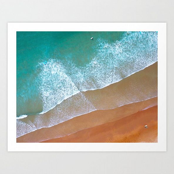 Surf Photography, Ocean landscape Beach Wall Art Print, Ocean Water Surfing, Coastal Decor-Raluca P