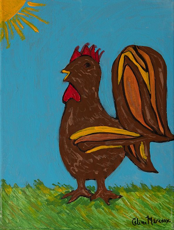 Le  coq-Céline Marcoux