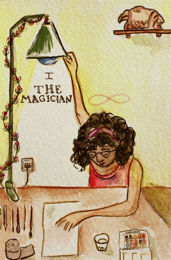 The magician-Odette Kougea