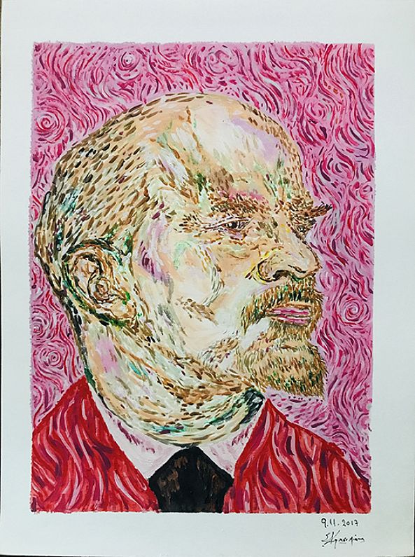 Lenin_portrait Portrait-Stelios karastamatis