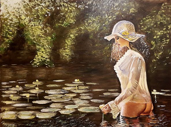 Lily and water lilies-yury podorvanov