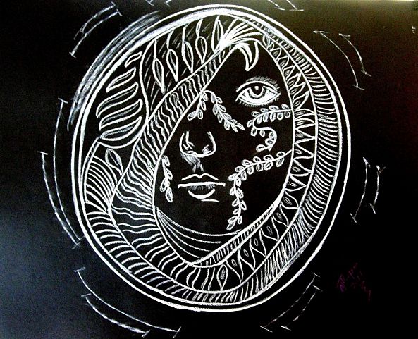 the moon and the sun-Marini Tsambi