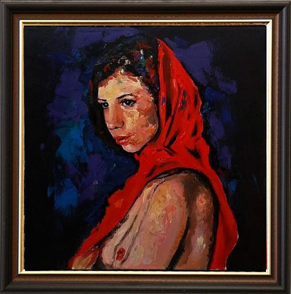 lady in the half red-Pavel Dan Florian