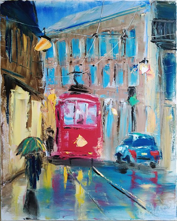 Rainy day in old city-Dmitriy Fedorov