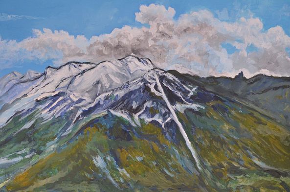 Snowy Mountain in Wallis-Ersin Lübbe-ince