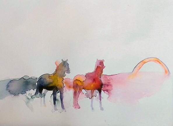Wild Horses and a Rainbow-marija colic