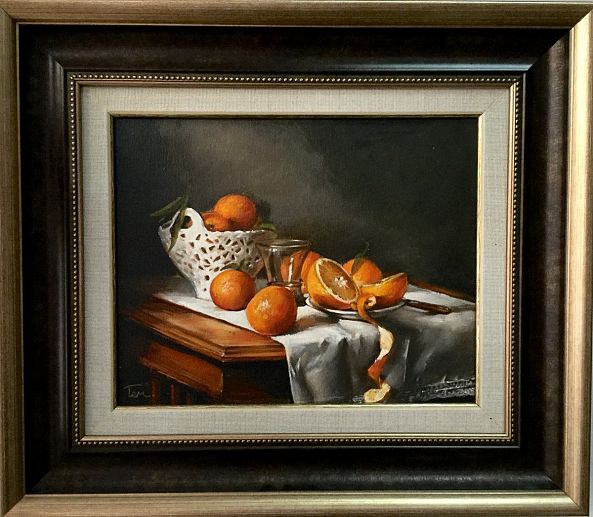 Still life with oranges-Tem Dobrinova