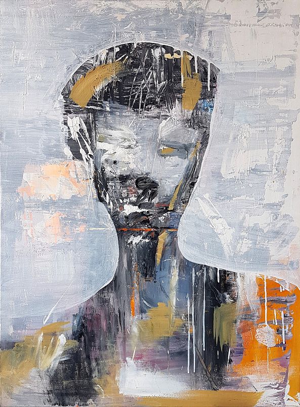 (Untitled) - From the series - " One thousand faces - One minute people - 2018 --Juan Nieto