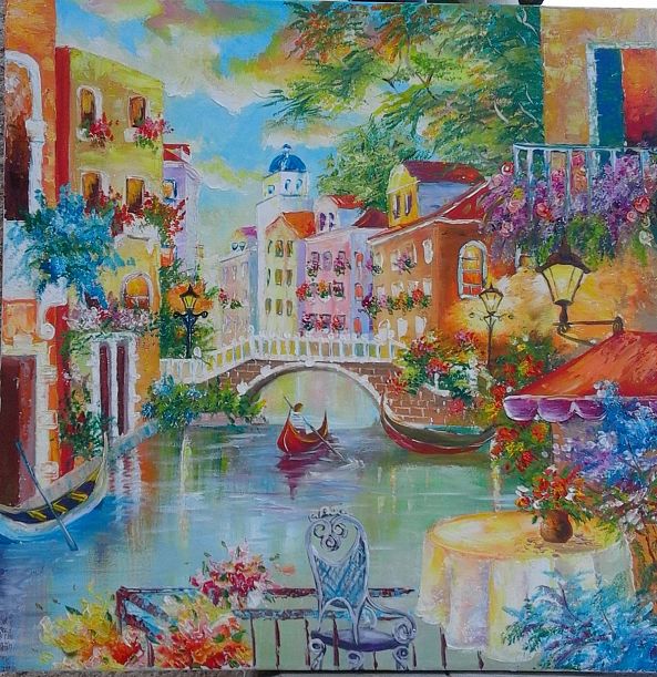 ''Venice Grand Canal''-Asi Art