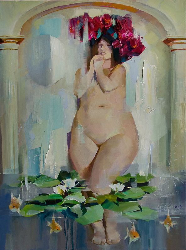 Such a sweet bather-Vasyl Khodakivskyi